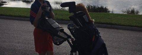 pga national, junior golf, mom on the bag